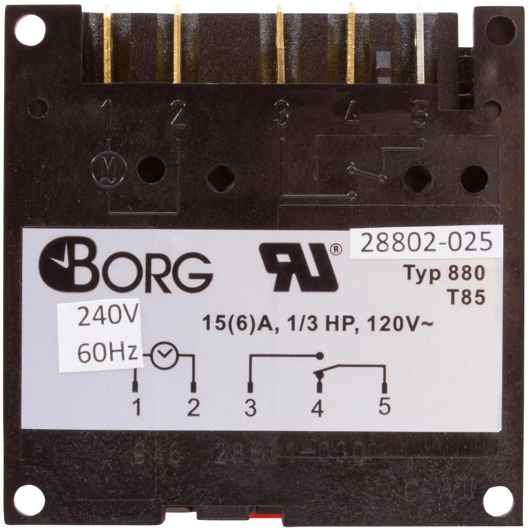 Diehl - 24 Hr Spa Timer, SPDT 240V, 5-Term Orange Panel Mount 5 Diehl - 24 Hr Spa Timer, SPDT 240V, 5-Term Orange Panel Mount - Image 3