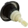 Waterway Jet Intl, WW Poly Storm,Swirl,3-5/8"fd,Dir,SS/Blk,Thd -AquaEssentials Store BlkThd 1