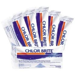 Leslie's - Chlor Brite Sodium Dichlor Granular Chlorine Pool Shock 1 Lb. Bags, 12-Pack -AquaEssentials Store Chlor Brite Granular Shock Bags 1