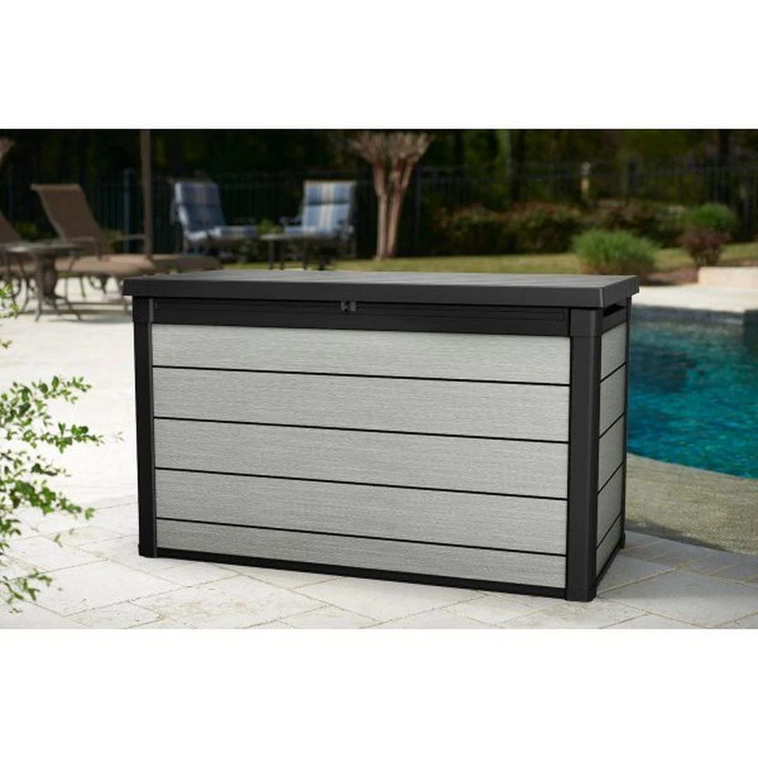 Keter - Denali Deck Box 200 Gallons, Grey 4 Keter - Denali Deck Box 200 Gallons, Grey - Image 2