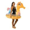 Pool Candy - Glitter Seahorse Pool Tube With Drink Float -AquaEssentials Store Glitter Seahorse Pool Tube with Drink Float