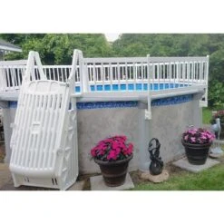 Vinyl Works Of Canada - Resin Above Ground Pool Fence Kit, 3 Sections