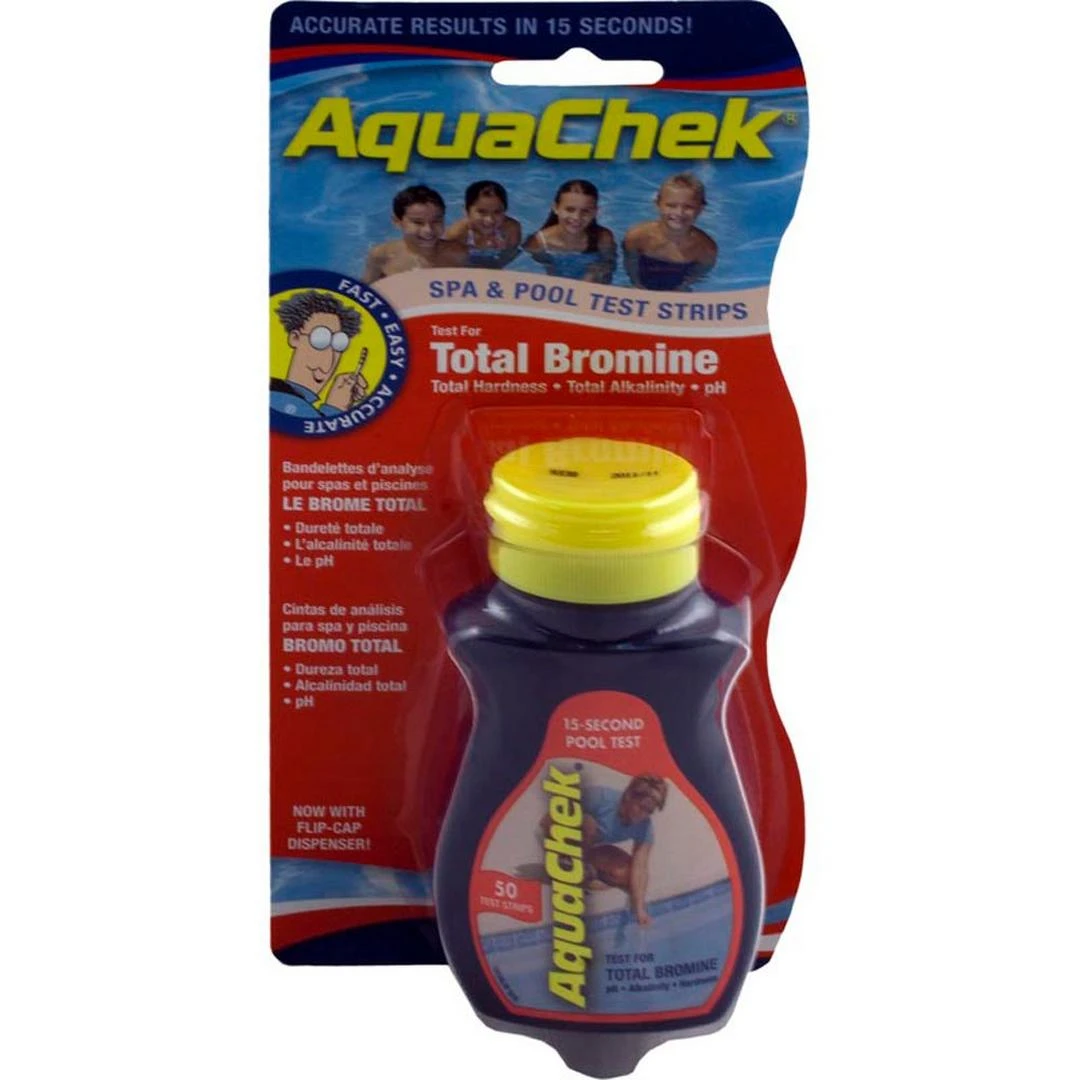 Front Page -AquaEssentials Store Red Total Bromine Test Strips