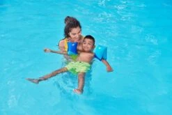 SwimWays - Soft Swimmies - Blue Shark Arm Float -AquaEssentials Store Soft Swimmies Blue Shark Arm Float 2