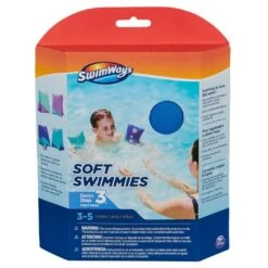SwimWays - Soft Swimmies - Blue Shark Arm Float -AquaEssentials Store Soft Swimmies Blue Shark Arm Float 3