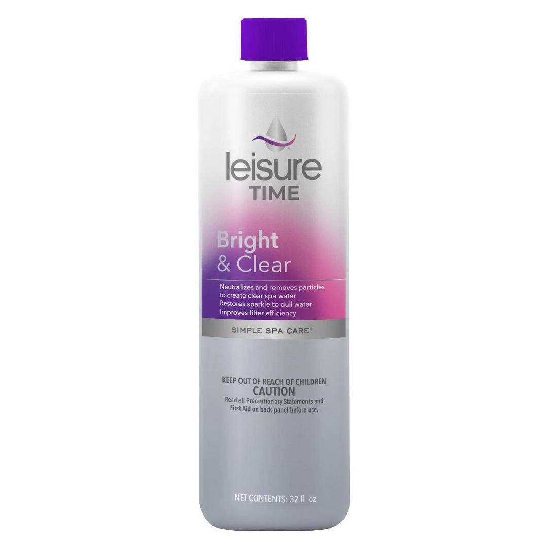Leisure Time - Spa Water Clarifiers Spa Bright And Clear 1 Qt 3 Leisure Time - Spa Water Clarifiers Spa Bright And Clear 1 Qt